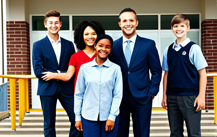 학교사회복지사의 정책 참여 사례 - School Social Worker as Bridge Builder**
"A dedicated school social worker, fully clothed in profes...